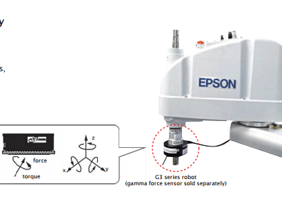 爱普生机器人的集成力传感技术